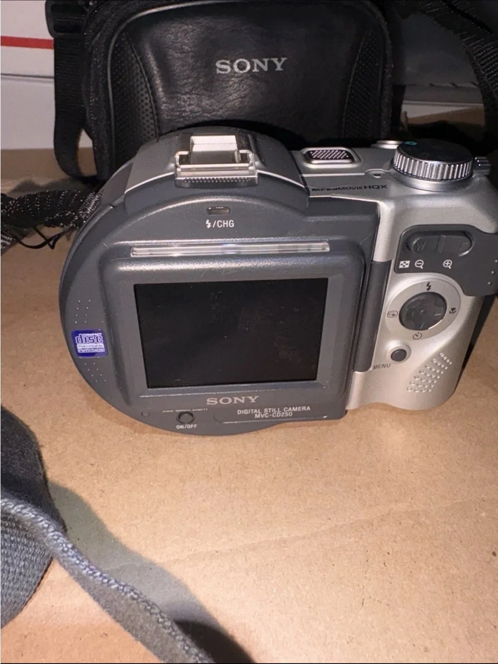 Sony silver digital
